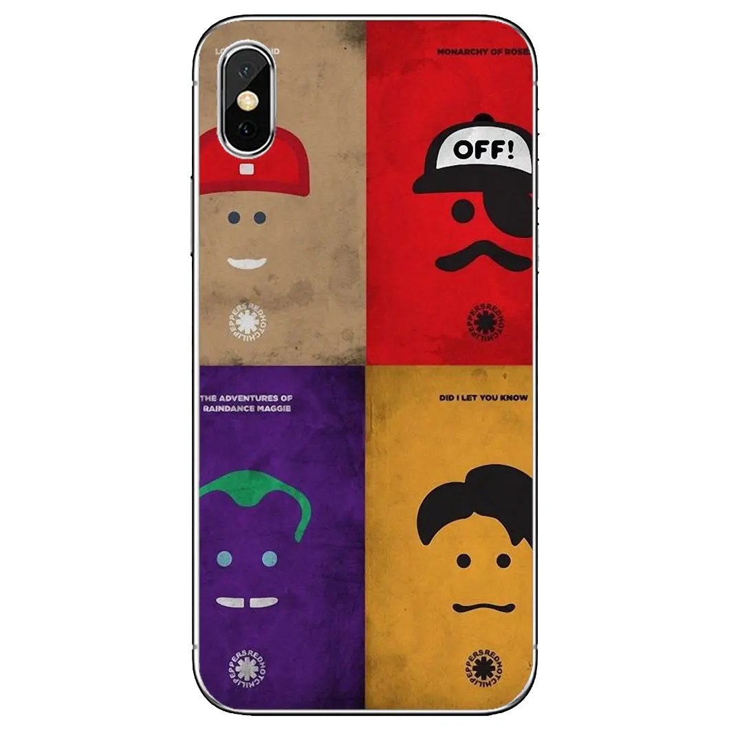 Чехол для телефона iPod Touch iPhone 10 11 12 Pro 4S SE 5C 6 6S 7 8 X XR XS Plus Max 2020 Red-Hot-Chili-Pepper-Los-Angeles |