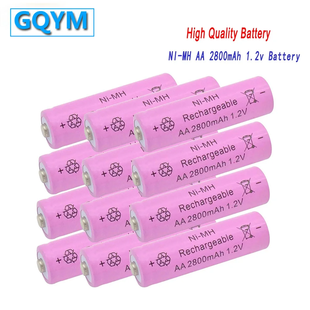 

18-20PCS/lot Ni-MH AA 1.2V 2800mAh Rechargeable Battery for Camera,toys