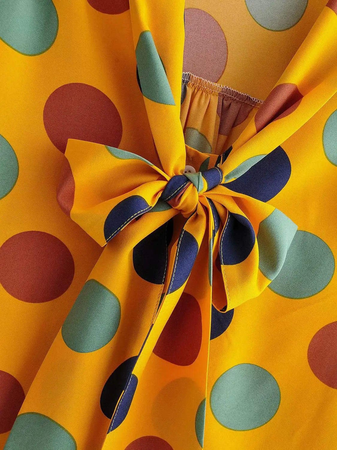 Женская офисная блузка с бантом на воротнике Весенняя Повседневная Блузка в