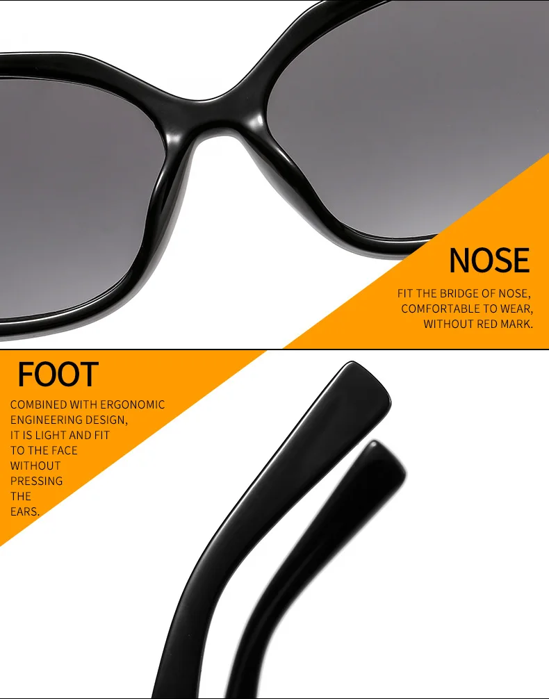 

2020 Latest Cat Eye Sunglasses Men And Women Famous Designer Sunglasses Europe And America Retro Gradient Color Glasses Hot