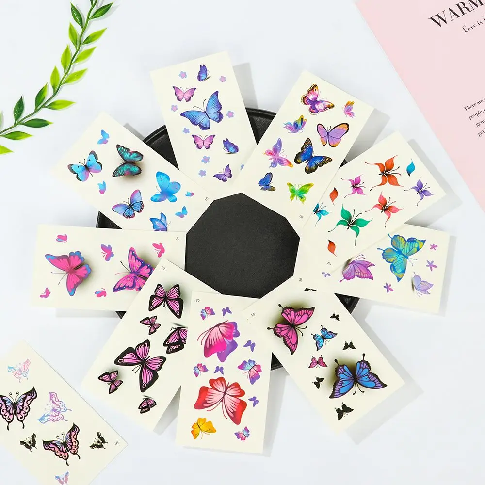 

10Pcs/Set Fashion Daisy Tattoo Stickers Breathable Durable Cute Waterproof Sticker Hand Body Decoration