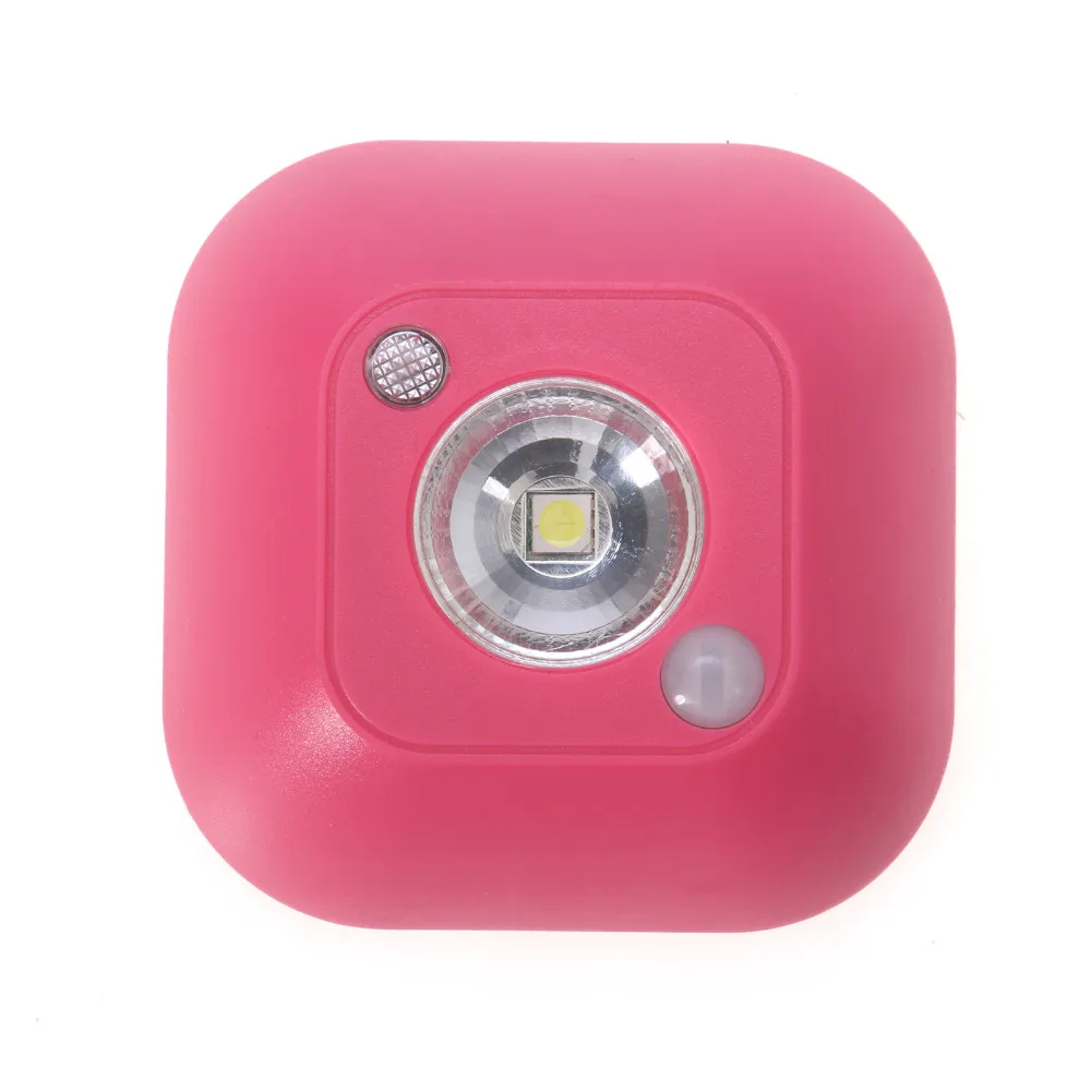 

Mini LED Wireless Night Light Infrared Motion Activated Sensor Lights Battery Powered Wall Emergency Wardrobe Cabinet Night Lamp