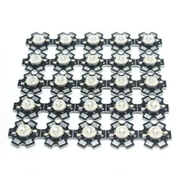 50pcs 3w high power led lamp beads royal blue 445nm with 20mm black pcb aluminum substrate