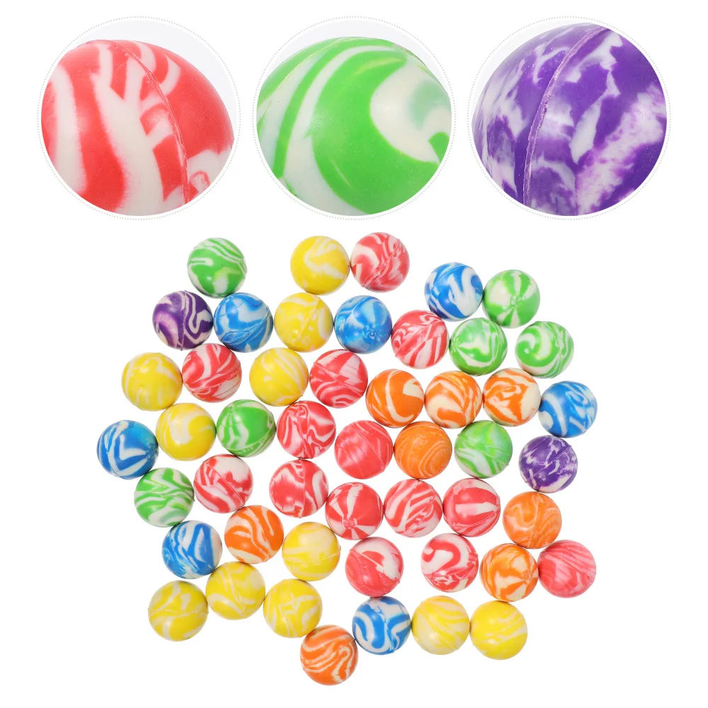 

50Pcs Rubber Baseball Bouncy Children Funny Educational Toys