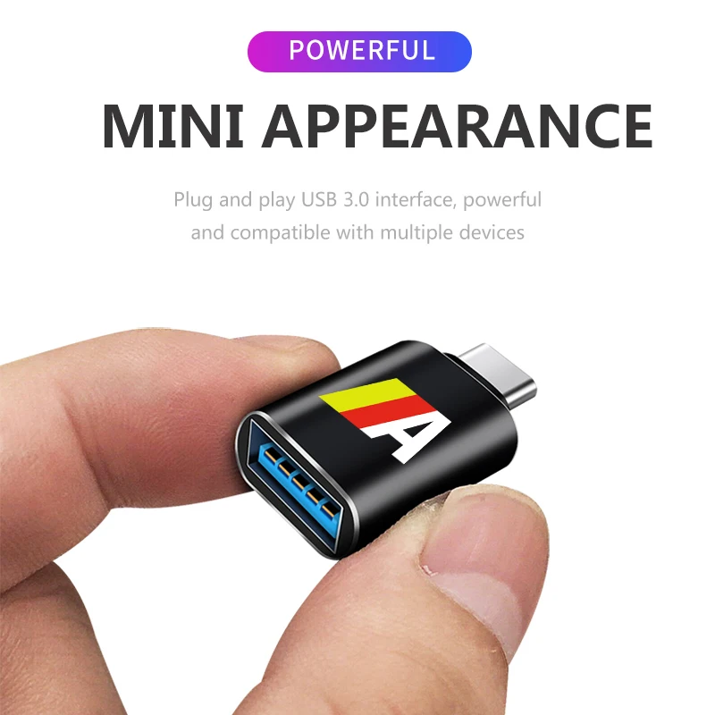 Мини-адаптер Type-C на USB 3 0 конвертер телефонный кабель для Skoda Octavia Rapid Fabia Superb Kodiaq Scala