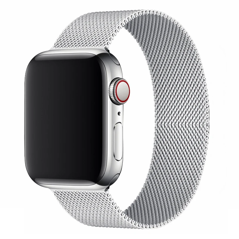

Watch Band Official Milanese Loop For Apple Watch 6 SE 5 4 38mm 42mm band steel wristband for iwatch 4 3 2 40mm 44mm bracelet