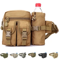 tactical men waist pack nylon hiking water bottle phone pouch outdoor sports army military hunting climbing camping chest bags