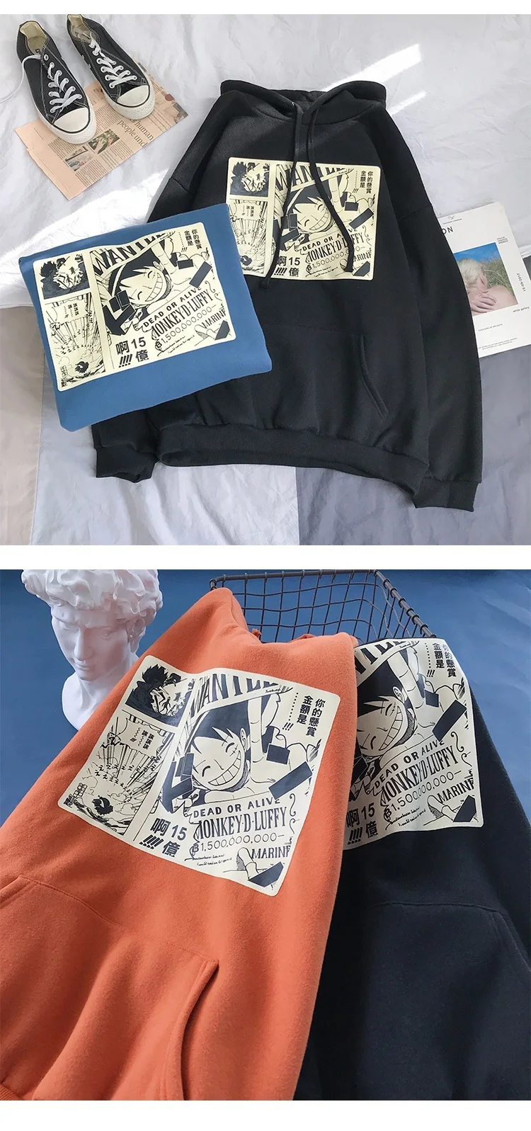 KUANGNAN японского аниме one piece Толстовка Мужская Уличная Мужская s толстовки хип-хоп толстовки мужские толстовки XXL Новинка