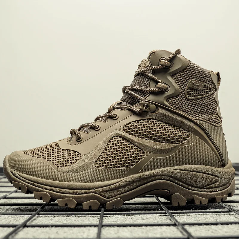New military Boots Men Ultralight Combat Boots Special Forces Shock Absorption tactical Hiking Shoes cqb Airborne Boots
