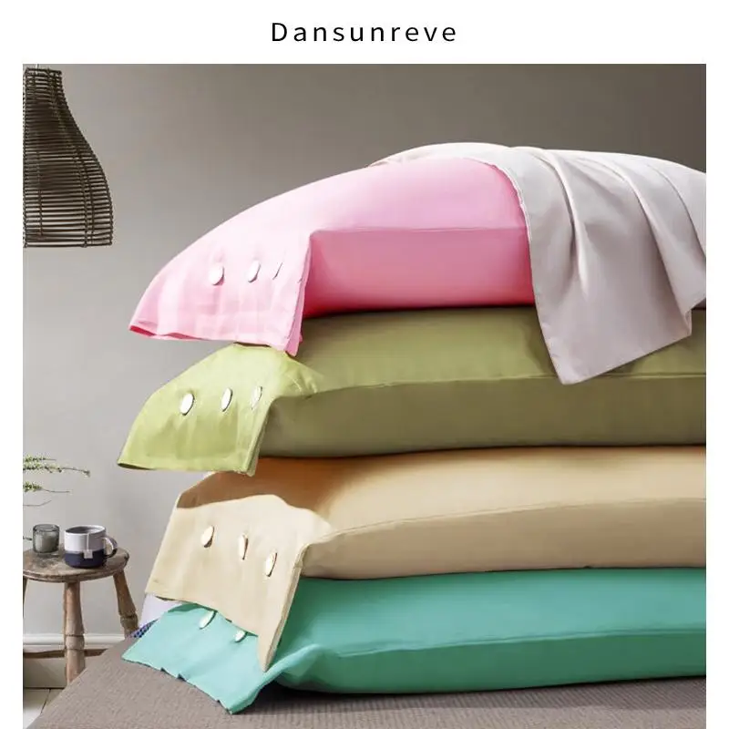 Dansunreve длинноволокнистого подушка из хлопка с эффектом памяти чехол s 1 шт. 450 TC