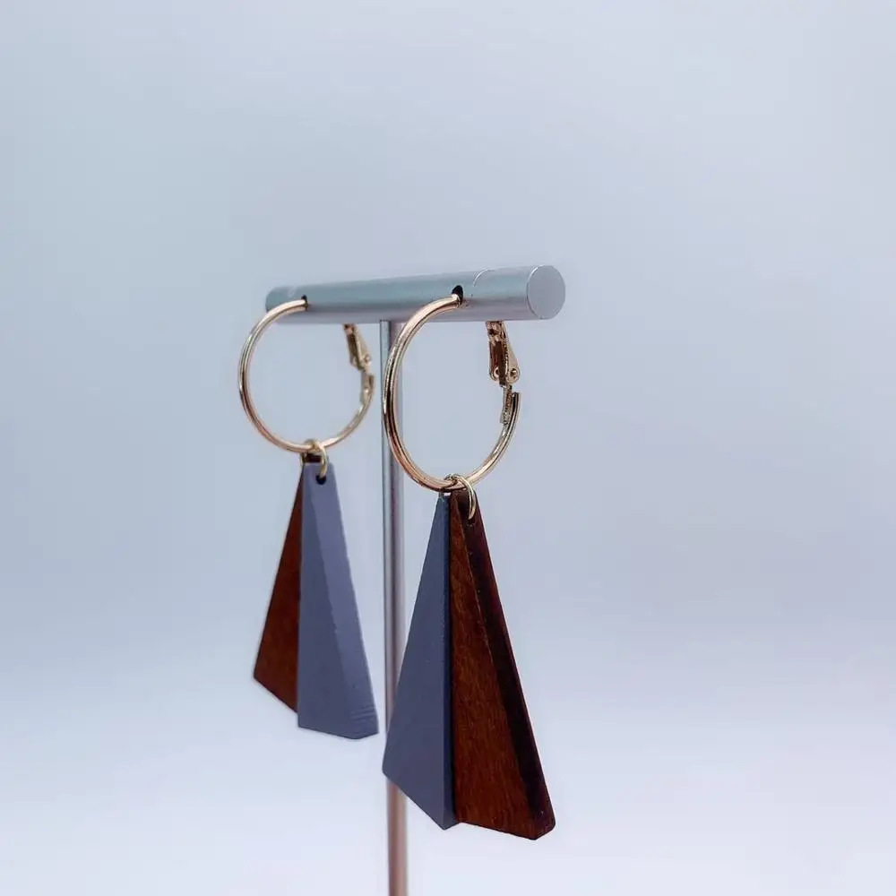 Золотые серьги Модные ювелирные изделия Свадебные вечерние подарки женские