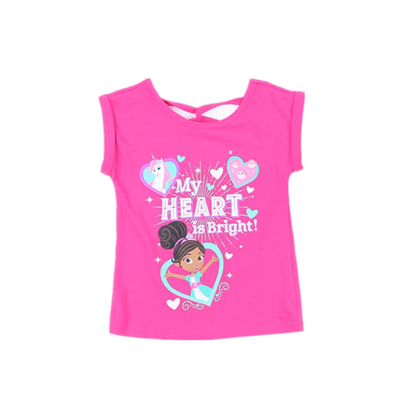 

New Toddler Cartoon T-Shirt Summer Girls Cotton Cute Outdoor Sleeveless Fashion Top Infants 1 2 3 4 5 Years Exquisite Clothes