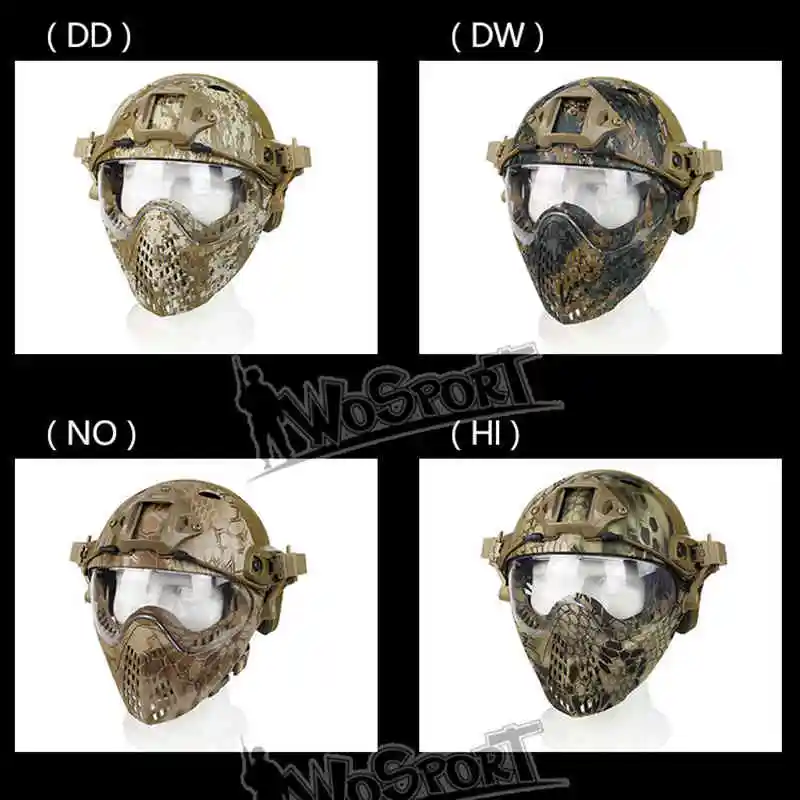 Высококачественный полноразмерный военный шлем защитный армейский для