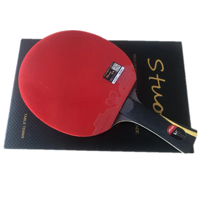 

Professional Offensive Competition Training Super Table Tennis Blade FL Handle Ping Pong Bat Assembled Pimples In Pingpong Rub