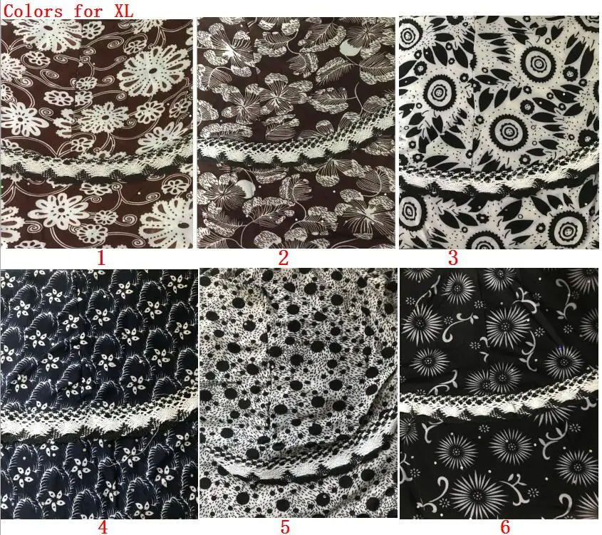 colors for XL Хиджаб размера плюс+ абайя мусульманское летнее платье с длинным рукавом Ropa Musulman Mujer jilbabe исламское платье Цветочная Турецкая Абая для женщин - Цвет: colors for XL