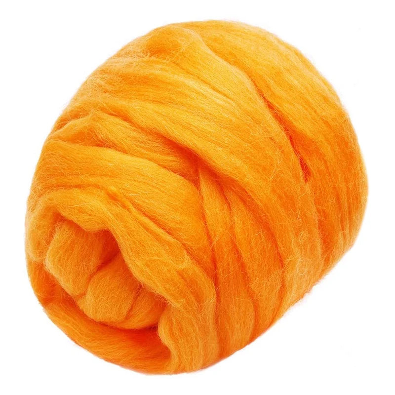 

LMDZ Wool Felting Supplies, 100% Pure Wool, Chunky Yarn, Spinning Wool Roving for Needle Felting Wet Felting DIY Hand Spinning