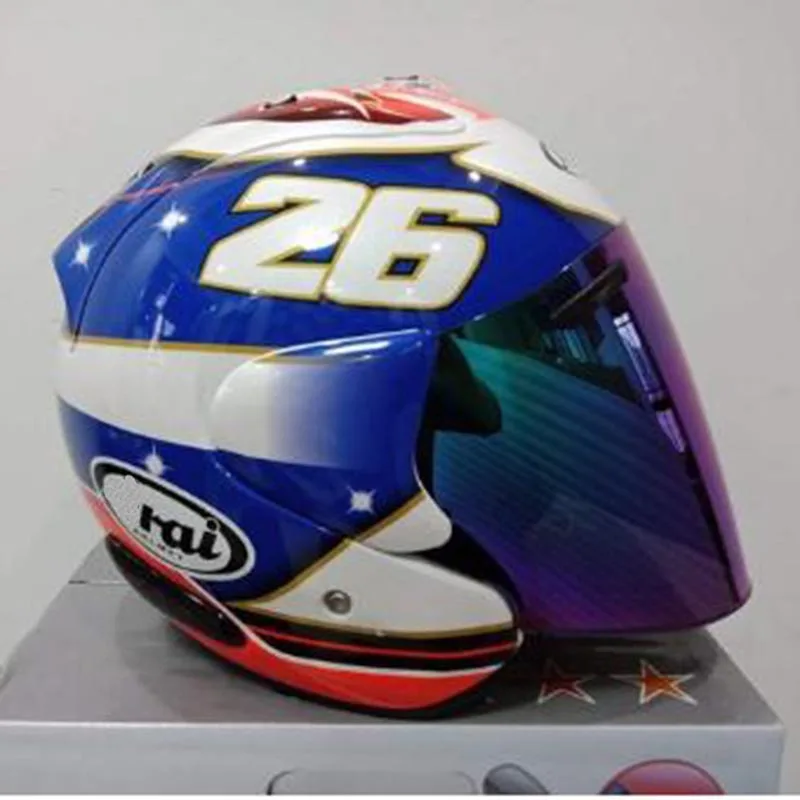 Новые мотоциклетные открытым лицом Регулируемый Размеры унисекс Безопасность