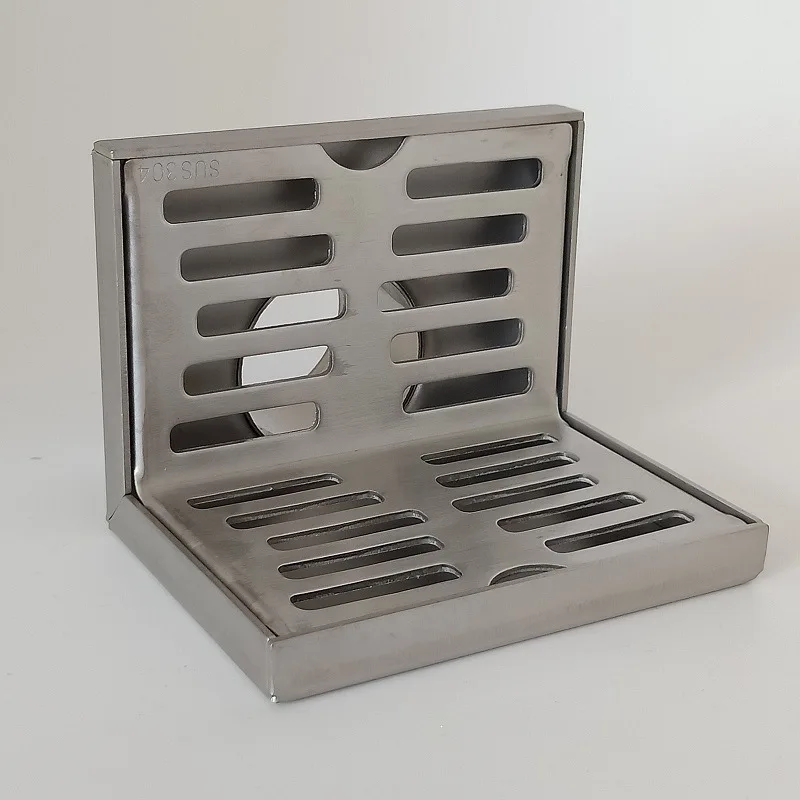 Боковой дренаж из нержавеющей стали для боковых стен душа балкона угловой пол