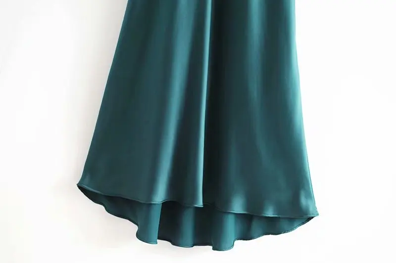 Vintage Stylish Soft Touch Solid Midi Dress Women Fashion V Neck Long Sleeve Party Cozy Dresses Sexy Vestidos Mujer
