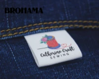custom sewing labels clothing labels personalized brand organic cotton ribbon labels select icon md1138