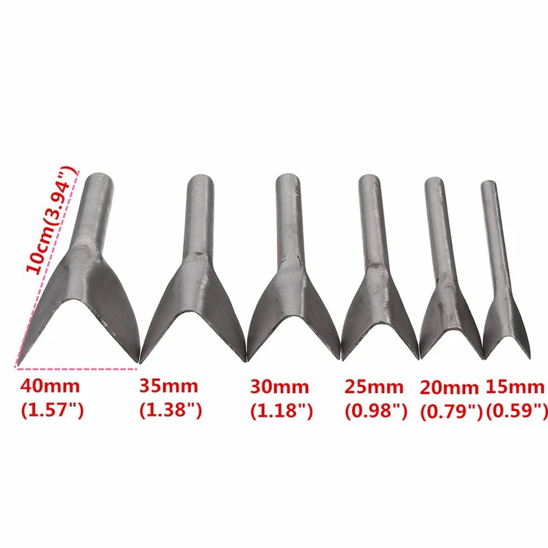 Инструменты для кожевенного ремесла полукруглый V образный перфоратор ручной