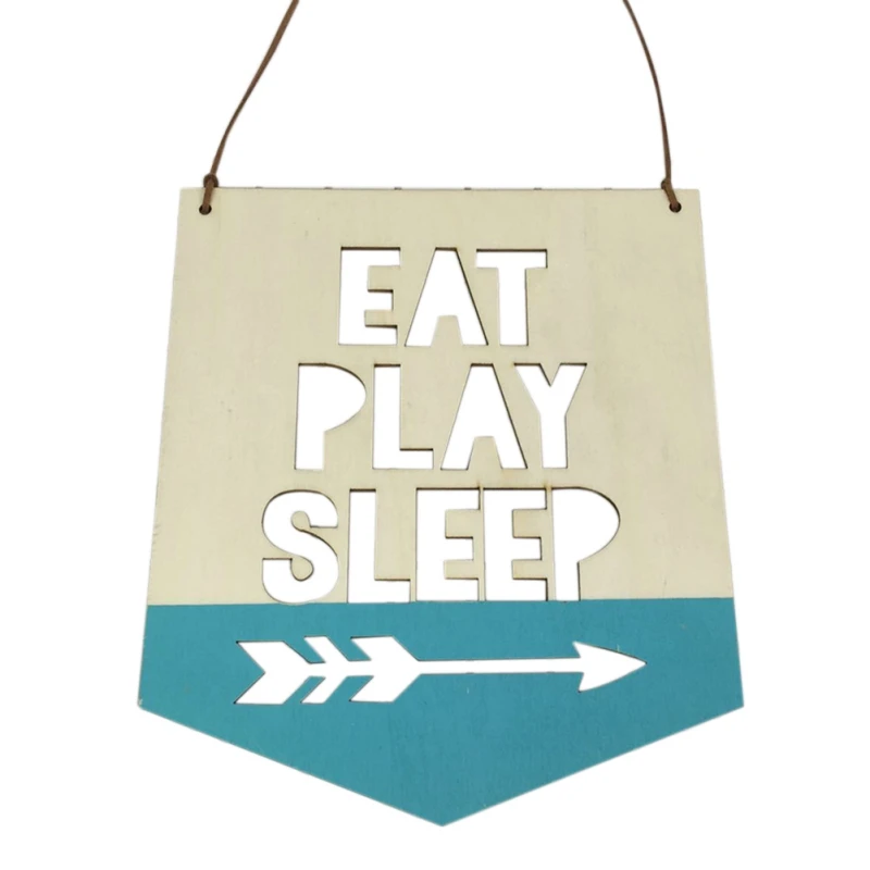 1 шт. положительный слоган баннер INS скандинавском стиле деревянный настенный