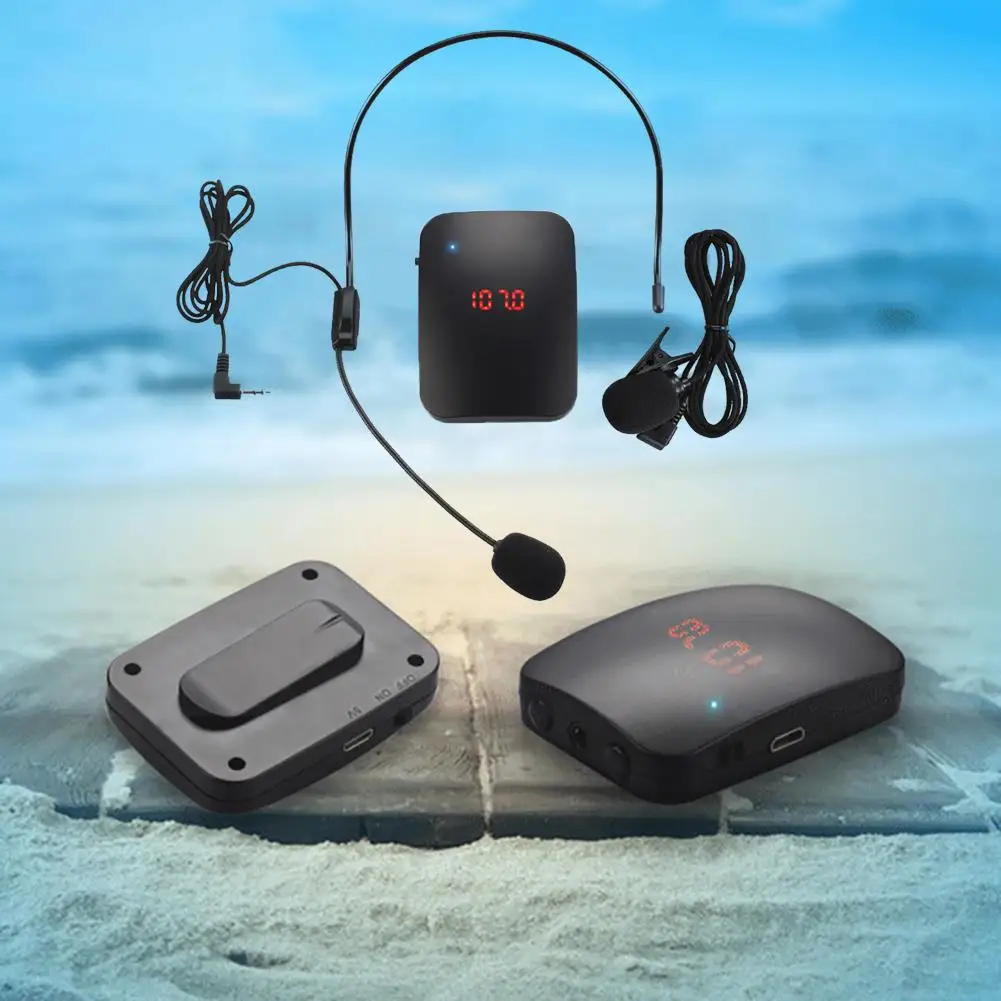 Высокочувствительный портативный беспроводной аудио микрофон Handsfree FM-радио