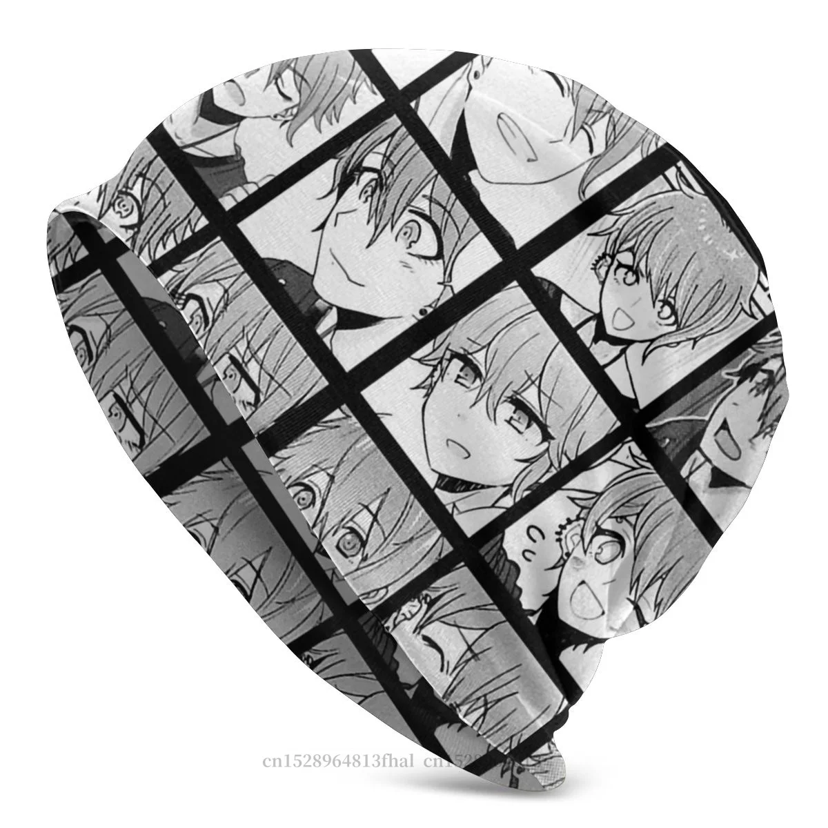 

Danganronpa Makoto Monokuma Beanie Hats Rantaro Manga Knitting Hat Bonnet High Quality Skullies Beanies Caps Men Women's