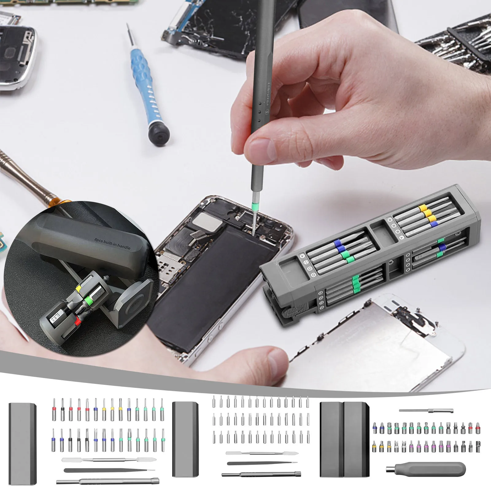 

32/43/46 стандартная Точная фотовспышка, многофункциональная отвертка, комбинированная ручка