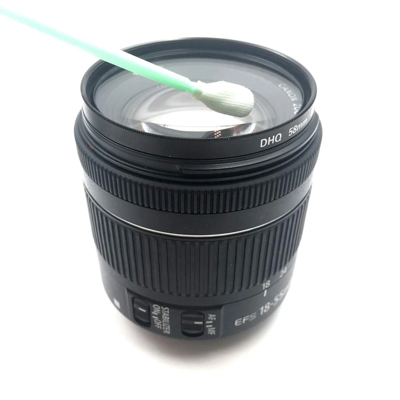 100 шт. губчатые салфетки для чистки объектива камеры | Компьютеры и офис