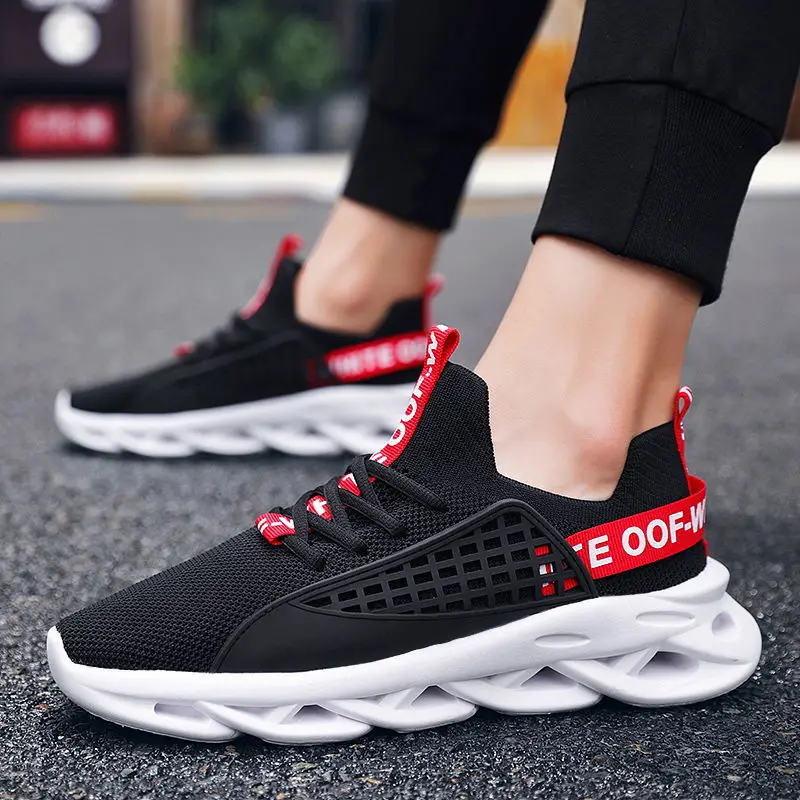 Кроссовки мужские летние из сетчатого материала Повседневные Легкие дышащие