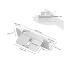 Набор из 4 алюминиевых кронштейнов с солнечной панелью в стиле Z, болты и шайбы для крепления на автодомах, фургонах, лодках