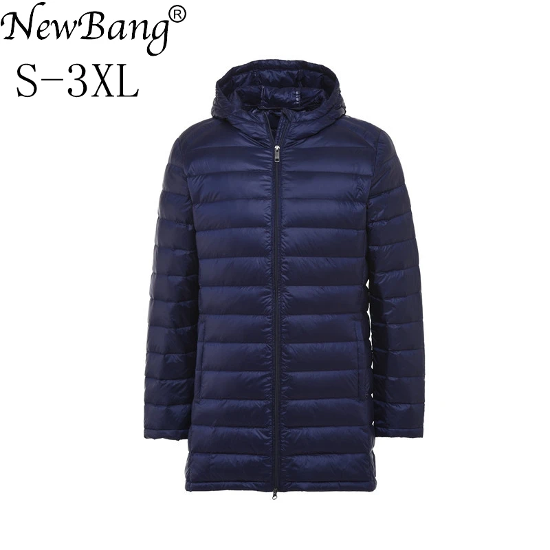 

7XL 8XL Winter Long Duck Down Jacket Men Feather Parka Man Ultra Light Down Jacket Men Lightweight Warm Puffer Jackets