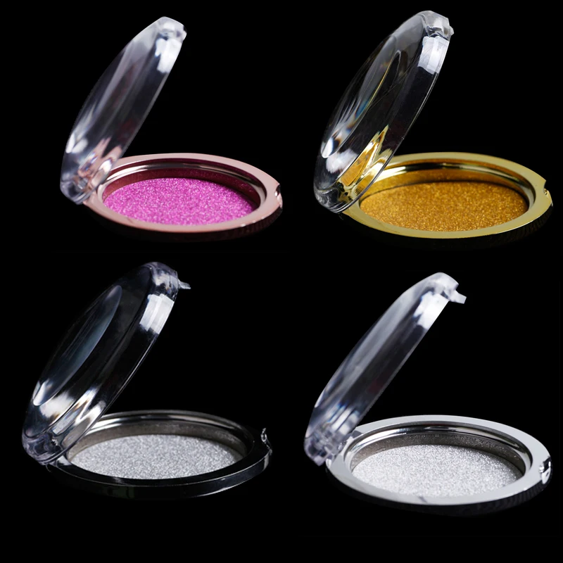 

Round Eyelash Case colorful eyelash box False Eyelashes Gold Plated eyelashes packing box