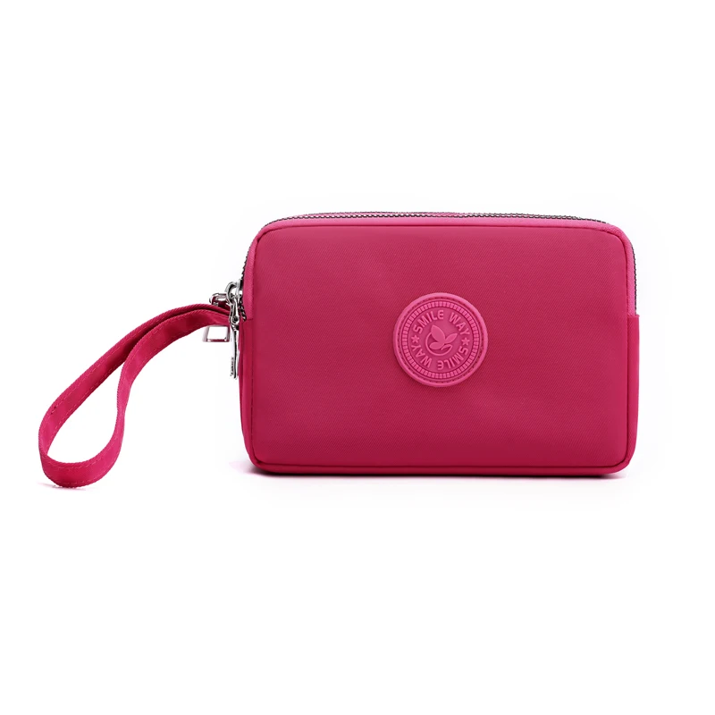 3 слоя холщовые кошельки 5 цветов женская ключница для телефона короткий кошелек