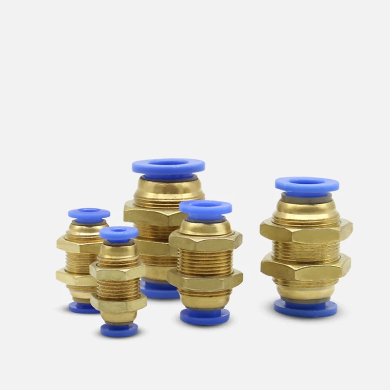 Pneumatic Fitting Tube Connector Fittings Air Quick Water Pipe Push In Hose Quick Couping 4mm 6mm 8mm 10mm 12mm PU PY PK