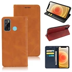 Чехол-книжка для Tecno Camon 15 Air, CD6, CD7, Camon15, 15Air, кожа, Магнитная подставка