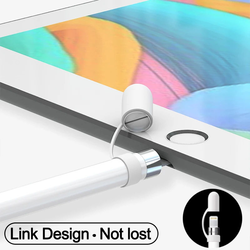 

Quality Spare Nib Replacement For Apple Pencil 1 2 Stylus tip Stylus cap Anti lost Stylus Cap Compatible For Apple Stylus pen 1