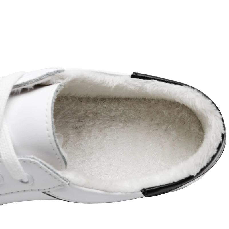 Новинка 2019 года женская обувь на шнуровке с круглым носком цвет белый черный