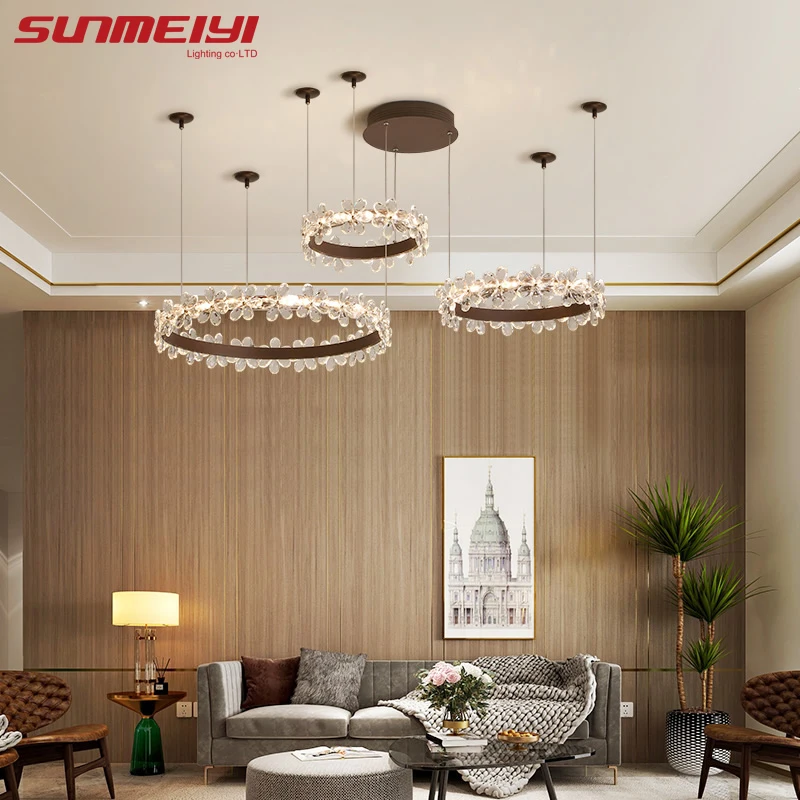 Современные светодиодные люстры сделай сам Золотой светильник в скандинавском