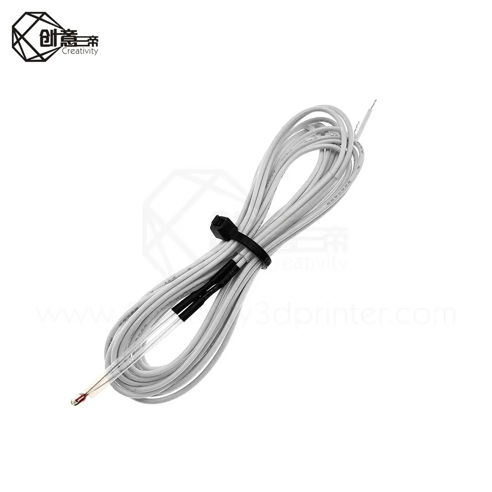 3d части 100K ohm 3950 Термисторы с кабелем для 3D принтера Reprap Mend ntc термистор печать |