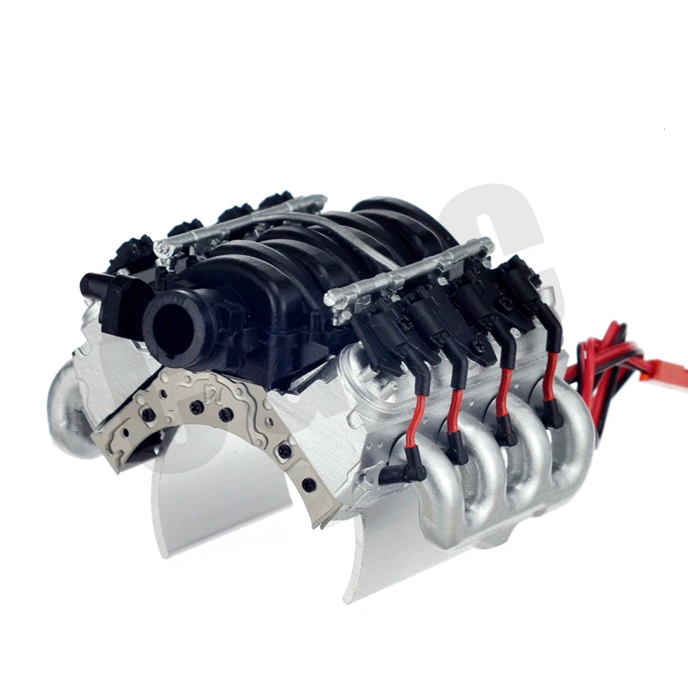 Вентилятор охлаждения двигателя V8 6,2 для 1/10 RC Гусеничный автомобиль TRX4 Defender AXIAL SCX10 RC4WD D90 D110