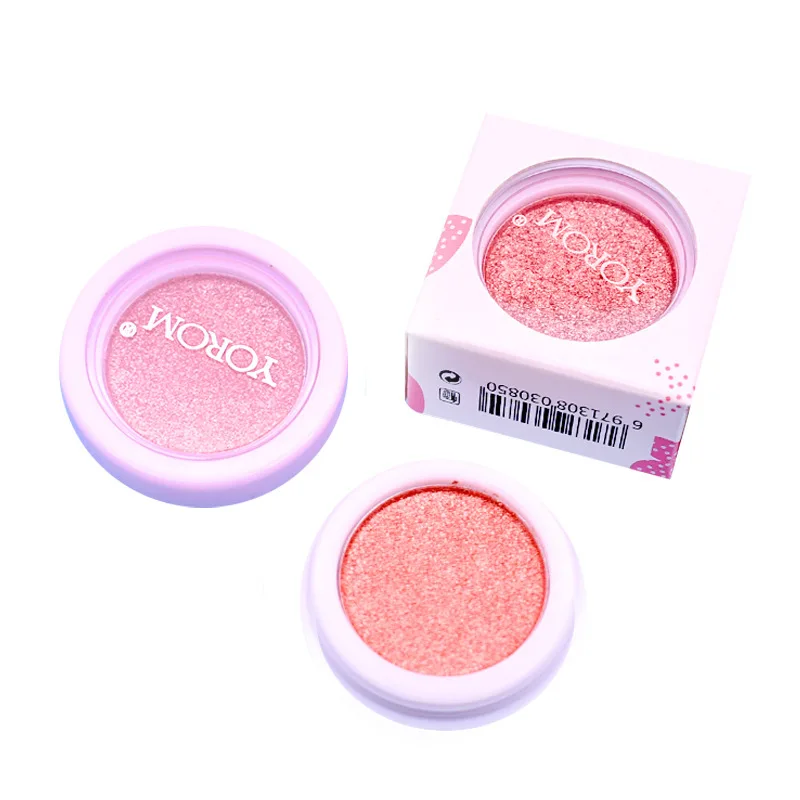 YOROM металлические блестящие тени для век Палитра стойкая водостойкая мягкая