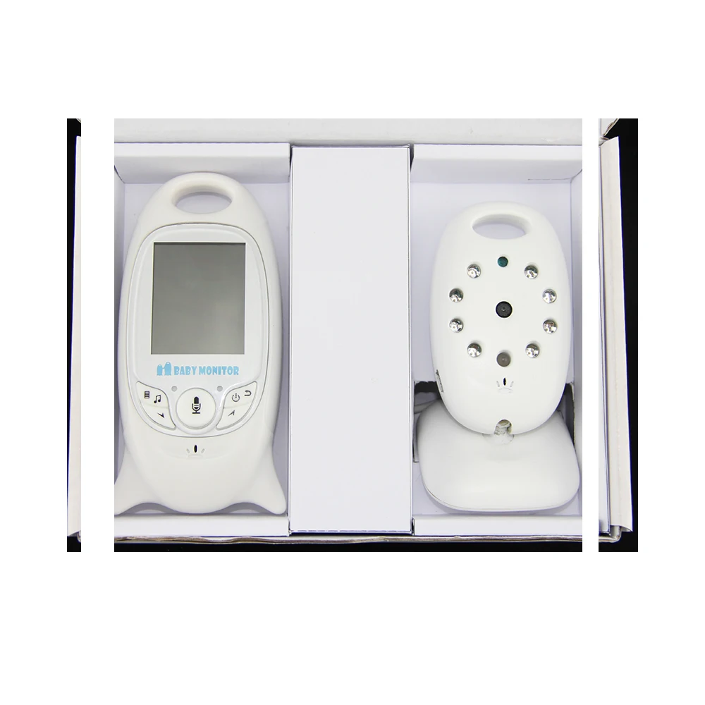 

Wireless Video Baby Monitor 2.0 inch Color Security Camera 2 Way Talk NightVision IR LED Temperature Monitoring with 8 Lullaby