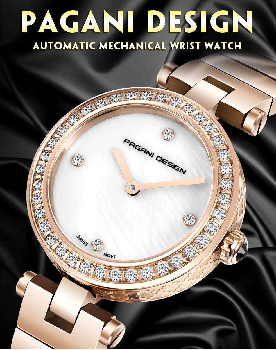 

PAGANI DESIGN PD-1648 Watch Female Quartz Watch Waterproof Imported Movement Calendar Fashion Trend Ladies Wristwatches Relogio