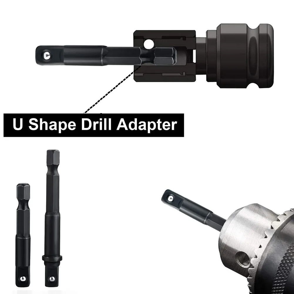 

1/4\\\"3/8\\\"1/2\\\" Socket Adapter Hex Shank Impact Kit 1/4\"3/8\"1/2\"