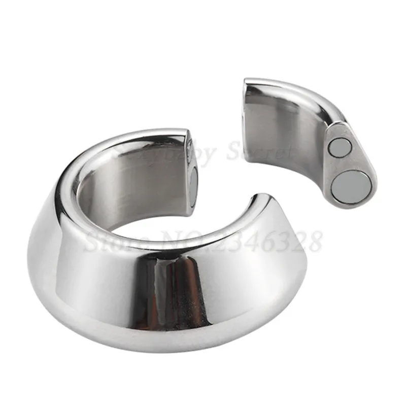 Магнитные Металлические Кольца для пениса мужской пояс целомудрия из