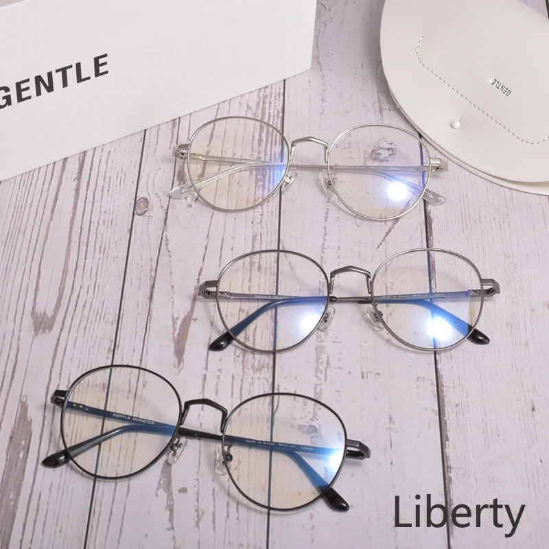 

GM Titanium alloy Prescription glasses frame GENTLE Liberty women men Optical Eyeglasses Frame for Men Women Reading glasses