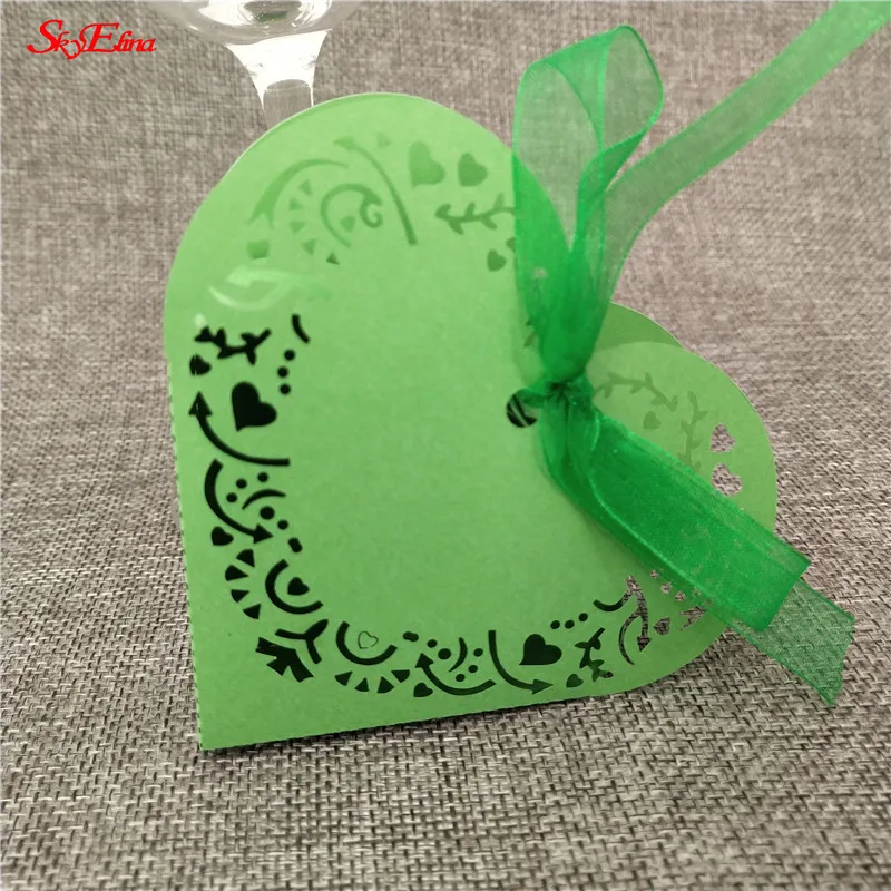 Dark Green 10 шт. коробка конфет драже подарок на год коробка «любящее сердце» Свадебные украшения пользу Бумага Подарочный пакет для вечерние принадлежности для Хэллоуина 5z - Цвет: Dark Green