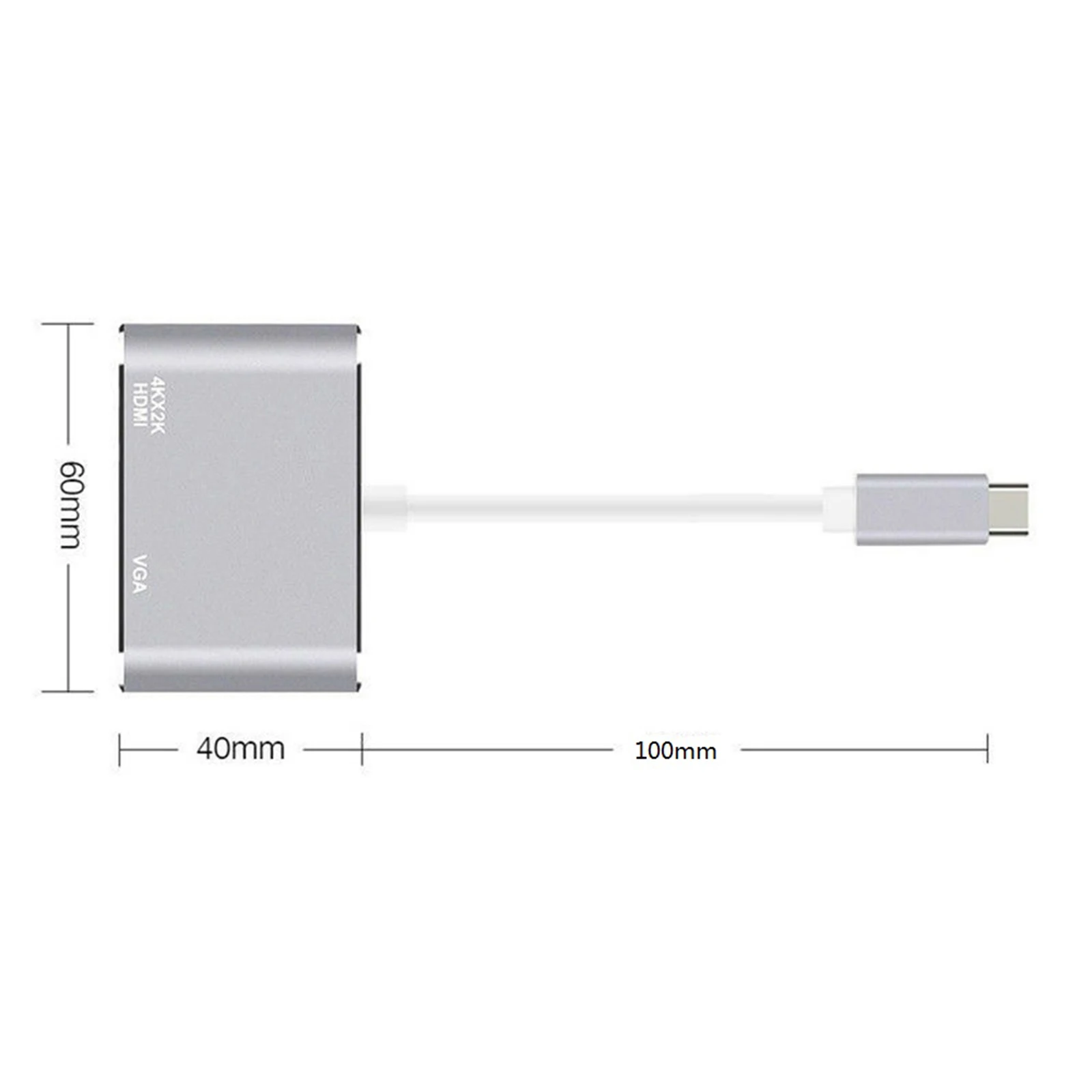 Переходник Mini DP на HDMI VGA 4K Thunderbolt 2 конвертер кабель для MacBook Air/Microsoft /lenovo/Dell /Intel порт